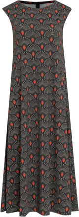 Lygia & Nanny Abito midi smanicato a fiori - Grigio