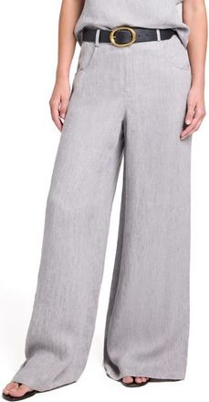 TWP Dillon Wide Leg Pants in Light Heather Grey at Nordstrom, Size 6