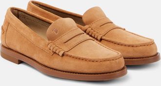 Tod's Gommino suede penny loafers