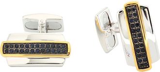 Effy Two Tone Sapphire Cufflinks in Black at Nordstrom Rack