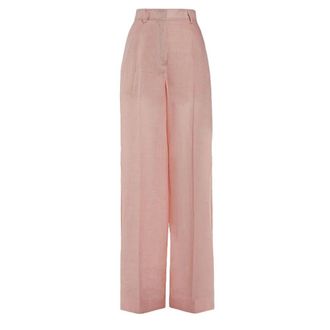 Simona Corsellini Wide Trousers, female, Pink, Size: XS Pantaloni Palazzo