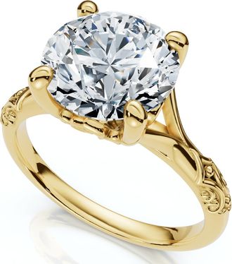 Pompeii3 Certified 2Ct Kimberly Diamond Engagement Ring 14k Gold or Platinum Lab Grown