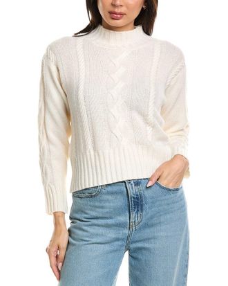Brodie Lillian Cable Crewneck Cashmere Sweater