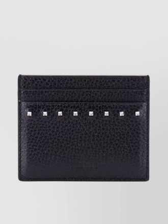 Valentino Garavani leather studded cardholder