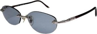 Celine Pre-owned Vintage Metalen Zonnebril - Dames - Vintage Accessoires - Blauw - ONE Size - Vintage