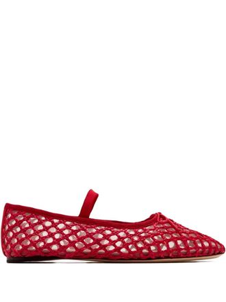 Loeffler Randall Leonie ballerina shoes - Red