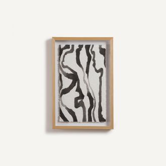 AM.PM Handgeschilderd schilderij op rijstpapier, ONDE