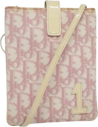 Dior Pre-owned Vintage Schoudertas - Dames - Vintage Schoudertas - Roze - ONE Size - Leer - Vintage