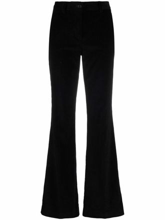 P.A.R.O.S.H. Ribfluwelen broek - Zwart