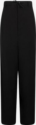 Balenciaga Fliessende weite Hose mit Tunnelzug