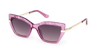 Guess GU00216 81B Womens Sunglasses Purple Size 53