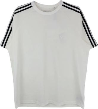 Yohji Yamamoto T-shirt con righe - Bianco