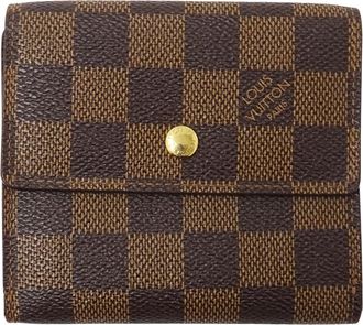 Louis Vuitton Damier Damier Canvas Damier Canvas Wallet (Bi-Fold) (Pre-Owned)