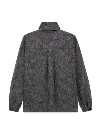 Emporio Armani Check Print Shirt - Gray