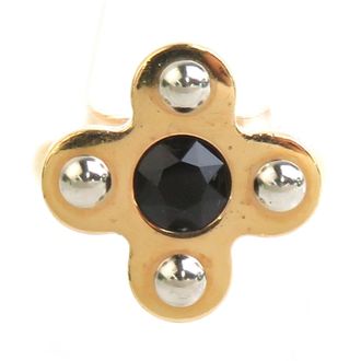 Louis Vuitton Gold Metal Band Ring (Pre-Owned)