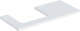 Keramag Placa De Lavabo Geberit One, Recortable A La Izquierda, Para