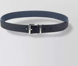Prada reversible steel buckle adjustable belt