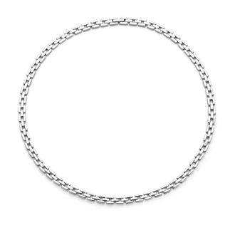 Parte Di Me Zilveren Dante Ketting voor een Elegant Uiterlijk - Dames - Accessoires - Grijs - Maat: ONE Size