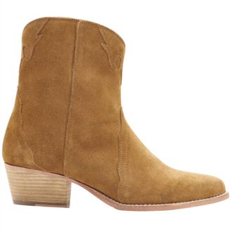 Free People New Frontier Western Boots In Camel