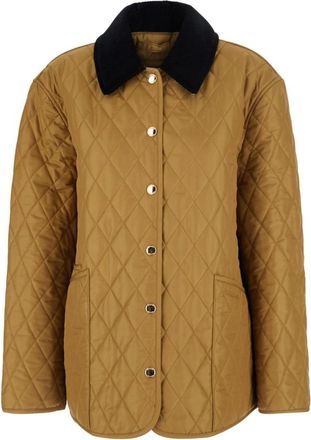 Burberry Dranefeld Quilted Jacket - Jackets - Mujer - Beige - M