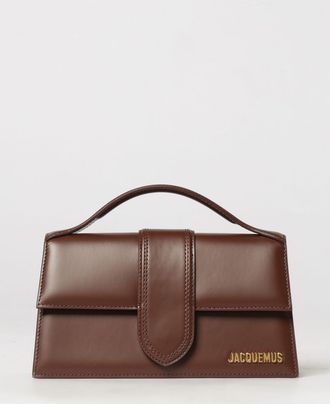 Jacquemus Le Grand Bambino Handbag in Calfskin Leather with Logo