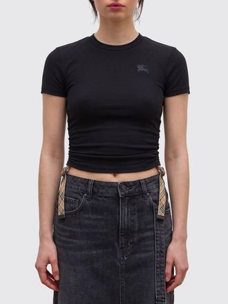 Burberry T-shirts in misto modal con logo EKD