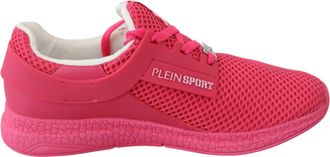 Plein Sport Womens Runner Becky Sneakers Shoes In Fuxia Beetroot