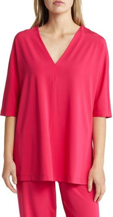 Max Mara Fuchsia Jersey Tunic Top at Nordstrom Rack, Size Small