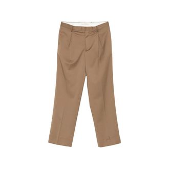 BRIGLIA 1949 Suit Trousers, male, Brown, Size: 2XL Borgonuovo Trousers