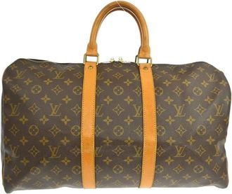 Louis Vuitton Pre-owned Weekend Bags, female, Brown, Size: ONE SIZE Pre-owned Keepall Duffle Bag