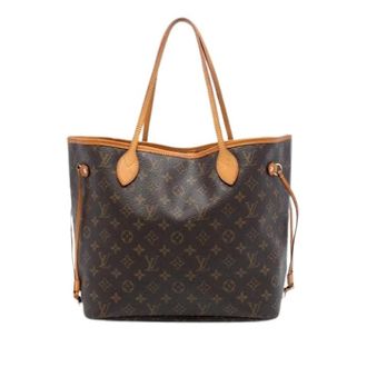 Louis Vuitton Pre-owned Tote Bags, female, Brown, Size: ONE SIZE Pre-owned Neverfull MM