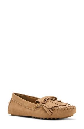 Anne Klein Cali Driving Shoe in Sand Suede at Nordstrom, Size 5.5