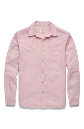 Surfside Supply Co. Brian Slub Shirt in Coral Blush at Nordstrom, Size Xx-Large
