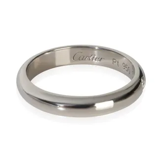 Cartier Pre-Owned Cartier Platinum Diamond 1895 Band