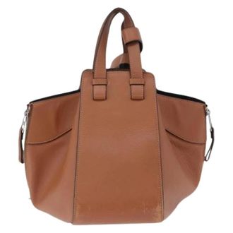 Loewe Pre-owned Leren Handtas - Dames - Pre-owned - Bruin - Maat: ONE Size Leer