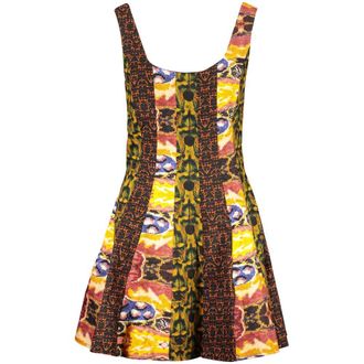 Desigual Giallo Katoenen Damesjurk
