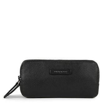 Piquadro Bags, male, Black, Size: ONE SIZE Mens clutch with three dividers