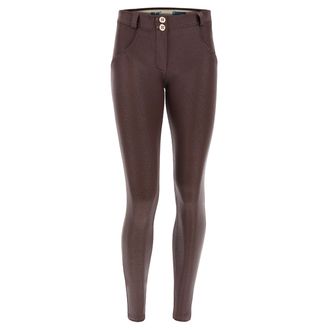Freddy Pantaloni push up WR.UP vita regular similpelle semi lucida