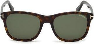 Tom Ford Eric 55mm Sunglasses in Dark Havana /Green at Nordstrom Rack