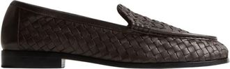 Bottega Veneta Light Brown Round Toe Loafers