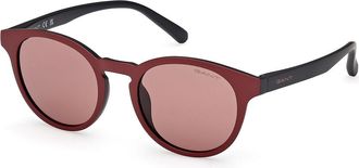 GANT GA00026 71S Mens Sunglasses Red Size 50