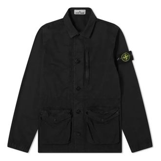 Stone Island Vintage Canvas 3 Pocket Jacket Black 7415439WN-V0129