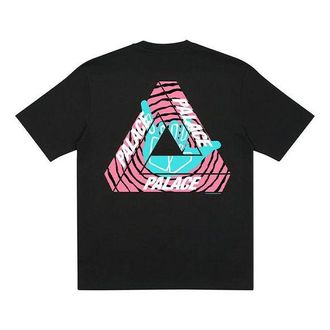 Palace Tri-Zooted Shakka Round Neck Short Sleeve Unisex Black P19TS246