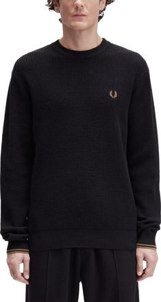 Fred Perry Knit With Embossed Work