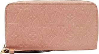 Louis Vuitton Pre-owned Wallets, female, Pink, Size: ONE SIZE Pre-owned Canvas Wallet