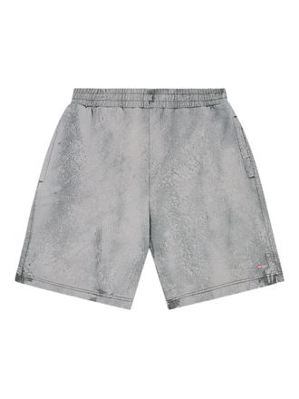 Diesel R-Crew track shorts - men - Organic Cotton - XXXL - Grey