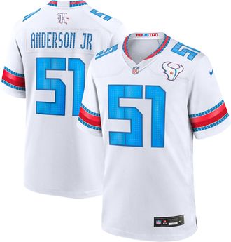 Nike Will Anderson Jr. Houston Texans Rivalries Collection Nike Mens NFL Game Jersey in White | 67NM0JFP9HF-RAC