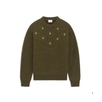 Drôle de Monsieur Truien & Vesten, Heren, Groen, S, Wol, Rondgebreide trui