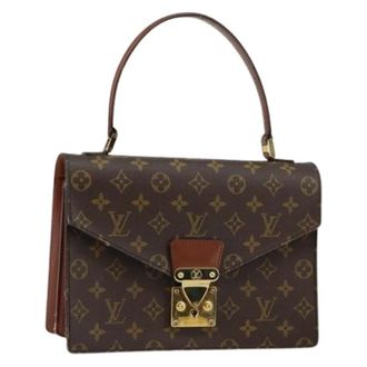 Louis Vuitton Pre-owned Handbags, female, Brown, Size: ONE SIZE Pre-owned Hand Bag