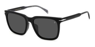 David Beckham DB 1120/F/S Asian Fit 807/M9 Mens Sunglasses Black Size 56